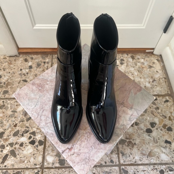 Rag & Bone Wiley High Patent Leather Boot In Black - Picture 8 of 13